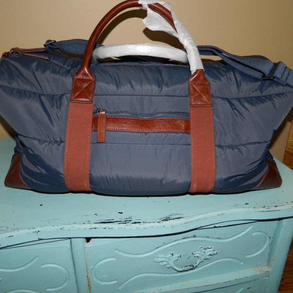 Mark & Graham Highline Weekender Blue NO MONO